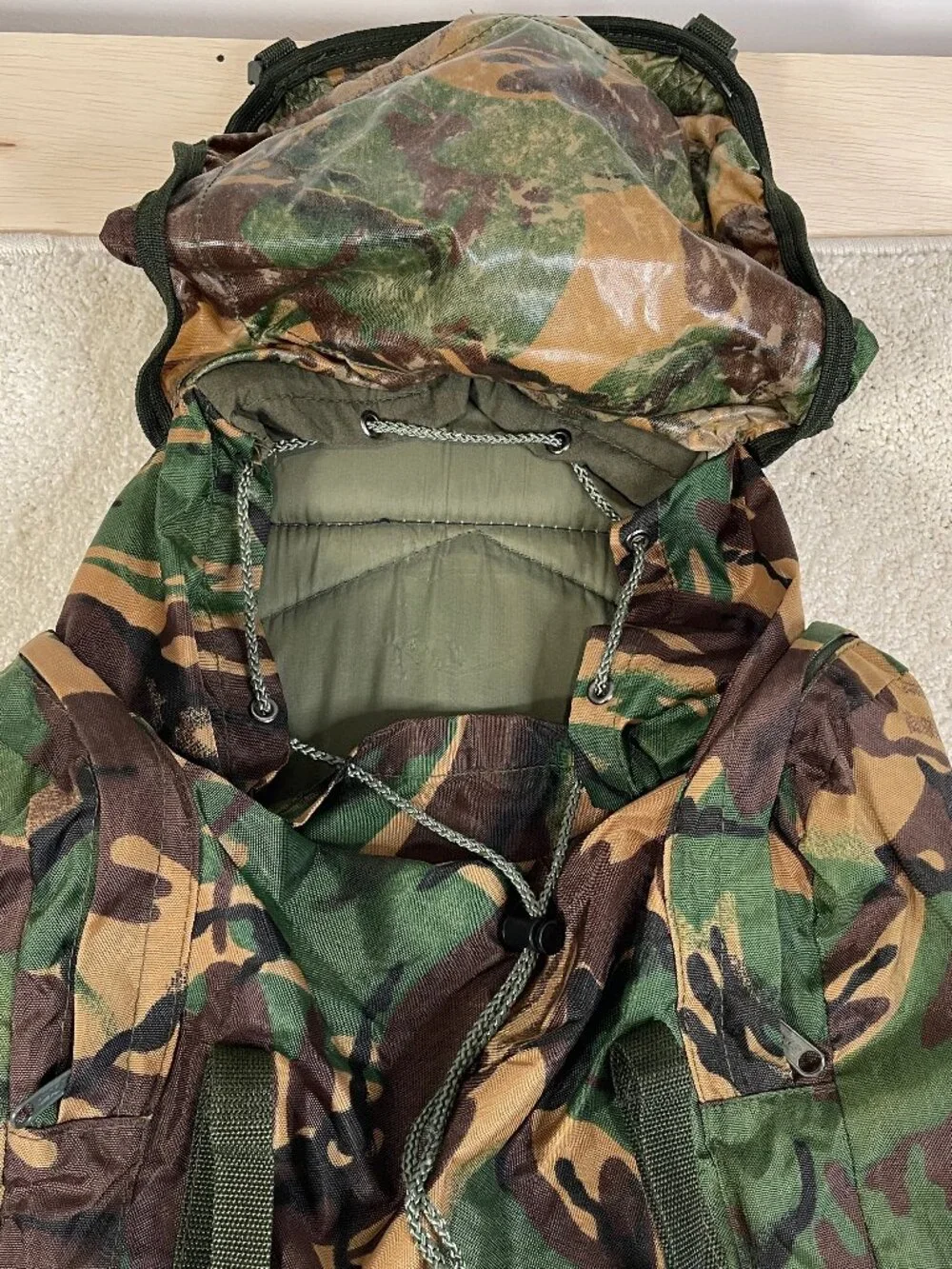 Vintage Wynnster DPM Camo Backpack Mens One Size Hiking Camping Rucksack Outdoor